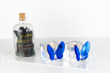 Load image into Gallery viewer, Cobalt Blue Butterfly Tealight
