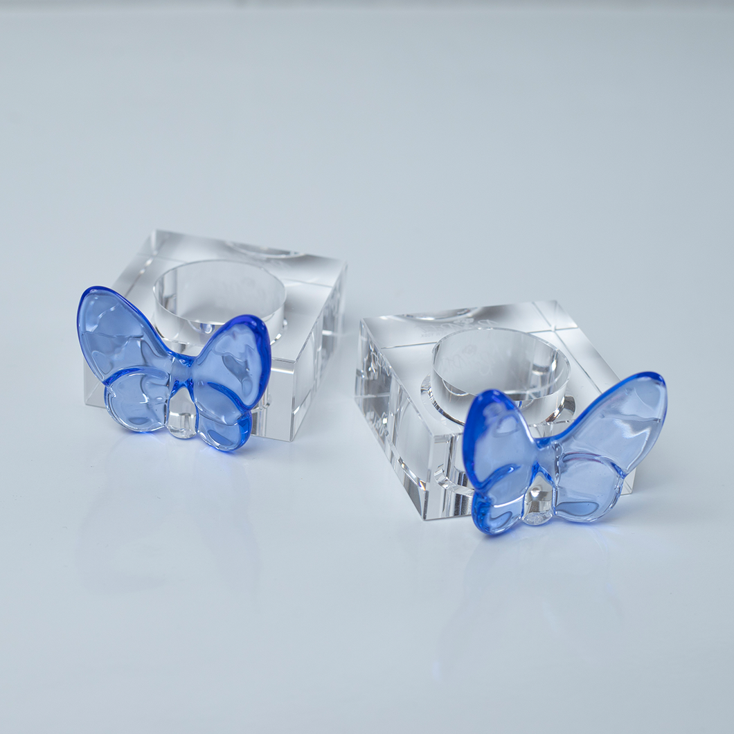 Periwinkle Butterfly Napkin Rings (Pack Of 4)